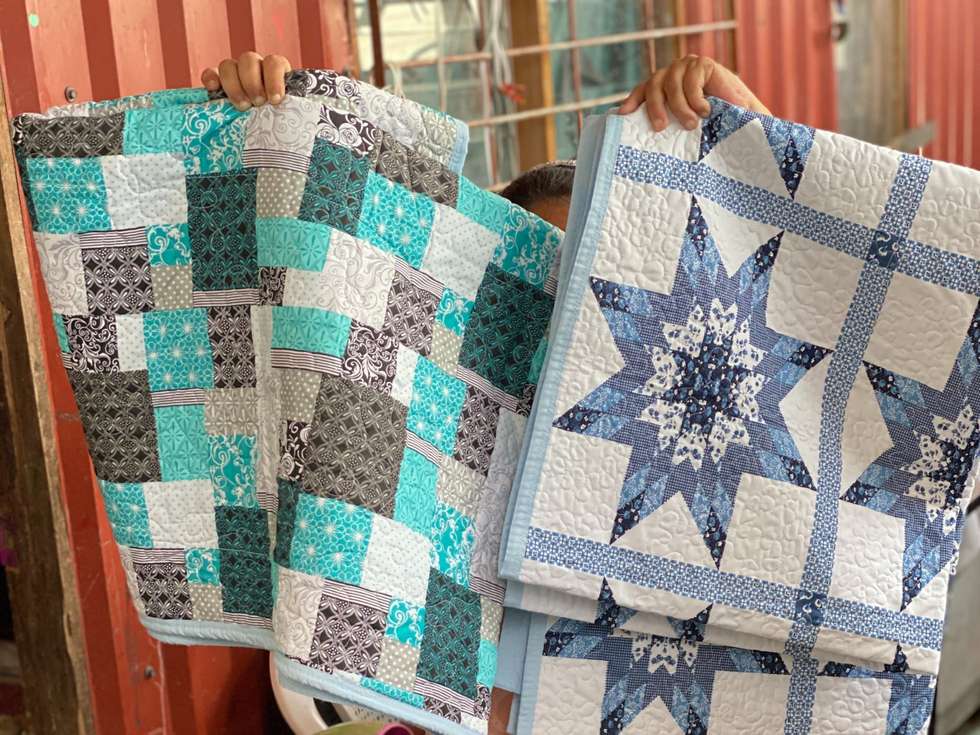 Quilts handmade by Marcella Villalta